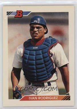 1992 Bowman - [Base] #1 - Ivan Rodriguez