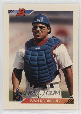 1992 Bowman - [Base] #1 - Ivan Rodriguez