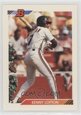 1992 Bowman - [Base] #110 - Kenny Lofton