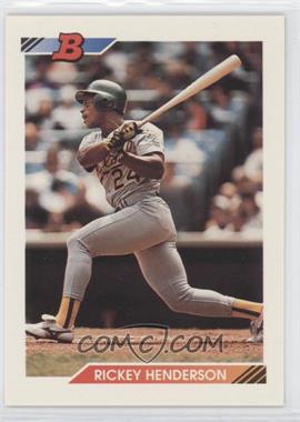 1992 Bowman - [Base] #166 - Rickey Henderson