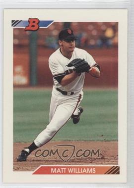 1992 Bowman - [Base] #175 - Matt Williams