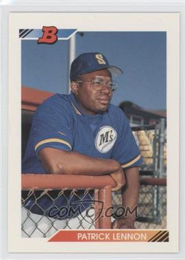 1992 Bowman - [Base] #192 - Patrick Lennon