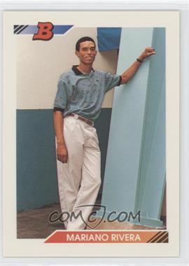 1992 Bowman - [Base] #302.1 - Mariano Rivera (E at Bottom Left Corner)