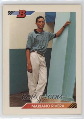 1992 Bowman - [Base] #302.1 - Mariano Rivera (E at Bottom Left Corner)