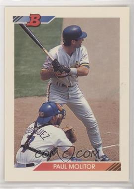 1992 Bowman - [Base] #375 - Paul Molitor