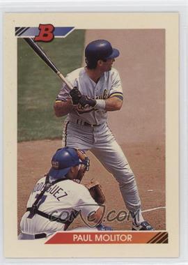 1992 Bowman - [Base] #375 - Paul Molitor