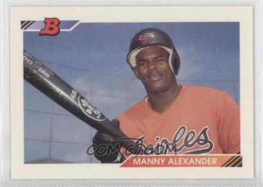 1992 Bowman - [Base] #41 - Manny Alexander