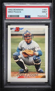 1992 Bowman - [Base] #461 - Mike Piazza [PSA 9 MINT]