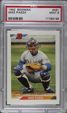 1992 Bowman - [Base] #461 - Mike Piazza [PSA 9 MINT]