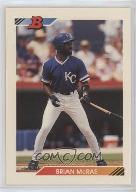 1992 Bowman - [Base] #66 - Brian McRae