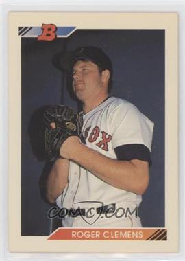 1992 Bowman - [Base] #691 - Roger Clemens [EX to NM]