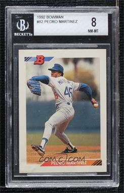 1992 Bowman - [Base] #82 - Pedro Martinez [BGS 8 NM‑MT]