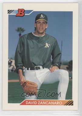 1992 Bowman - [Base] #99 - David Zancanaro