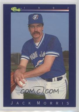 1992 Classic - [Base] #199 - Jack Morris