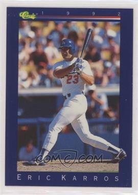 1992 Classic - [Base] #34 - Eric Karros