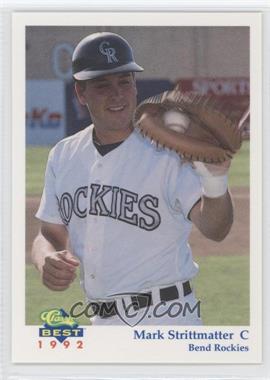 1992 Classic Best Bend Rockies - [Base] #23 - Mark Strittmatter