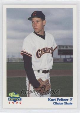 1992 Classic Best Clinton Giants - [Base] #12 - Kurt Peltzer