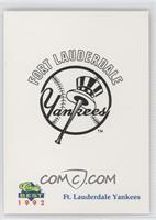 Fort Lauderdale Yankees Team (1992 Notation under Fort Lauderdale Yankees)