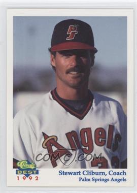 1992 Classic Best Palm Springs Angels - [Base] #30 - Stew Cliburn