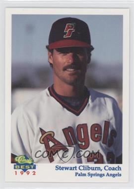 1992 Classic Best Palm Springs Angels - [Base] #30 - Stew Cliburn