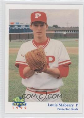1992 Classic Best Princeton Reds - [Base] #17 - Louis Maberry