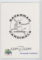 Savannah Cardinals Team (1992 Under Savannah Cardinals)