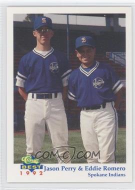 1992 Classic Best Spokane Indians - [Base] #30 - Jason Perry, Eddie Romero