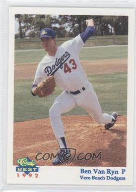 1992 Classic Best Vero Beach Dodgers - [Base] #26 - Ben Van Ryn