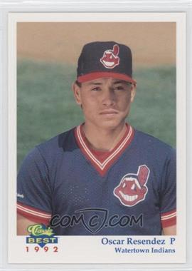 1992 Classic Best Watertown Indians - [Base] #7 - Oscar Resendez