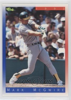 1992 Classic Update Blue/Red Travel Edition - [Base] #T10 - Mark McGwire