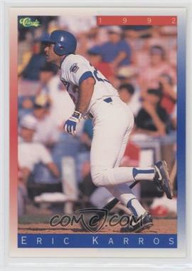 1992 Classic Update Blue/Red Travel Edition - [Base] #T21 - Eric Karros
