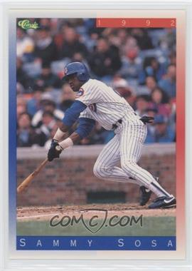 1992 Classic Update Blue/Red Travel Edition - [Base] #T27 - Sammy Sosa