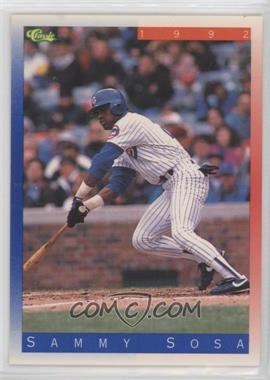 1992 Classic Update Blue/Red Travel Edition - [Base] #T27 - Sammy Sosa