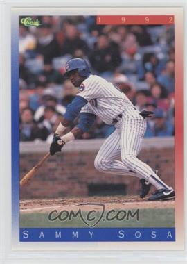 1992 Classic Update Blue/Red Travel Edition - [Base] #T27 - Sammy Sosa