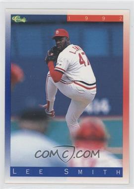 1992 Classic Update Blue/Red Travel Edition - [Base] #T28 - Lee Smith