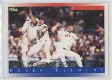 1992 Classic Update Blue/Red Travel Edition - [Base] #T61 - Roger Clemens