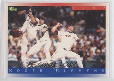 1992 Classic Update Blue/Red Travel Edition - [Base] #T61 - Roger Clemens