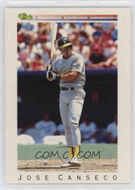 1992 Classic Update White Travel Edition - [Base] #T22 - Jose Canseco