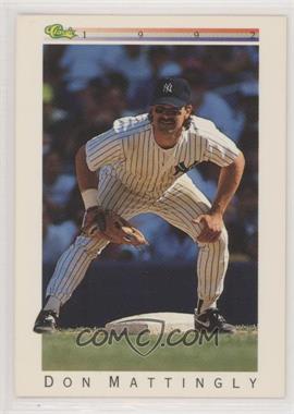 1992 Classic Update White Travel Edition - [Base] #T58 - Don Mattingly
