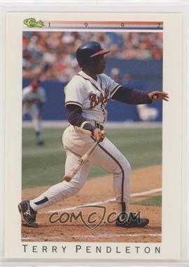 1992 Classic Update White Travel Edition - [Base] #T70 - Terry Pendleton