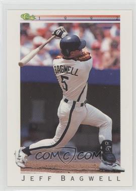 1992 Classic Update White Travel Edition - [Base] #T8 - Jeff Bagwell