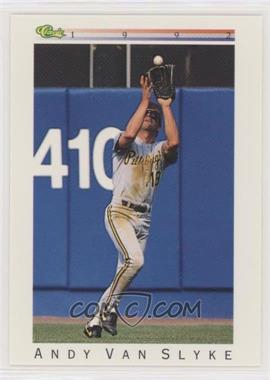 1992 Classic Update White Travel Edition - [Base] #T92 - Andy Van Slyke