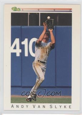1992 Classic Update White Travel Edition - [Base] #T92 - Andy Van Slyke