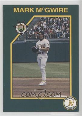 1992 Clovis Police Oakland Athletics - [Base] #11 - Mark McGwire [Noted]