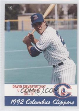 1992 Cracker Jack Columbus Clippers Police - [Base] #19 - Dave Silvestri
