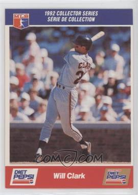 1992 Diet Pepsi Collector's Series - [Base] #14 - Will Clark [EX to NM]