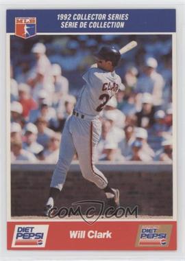 1992 Diet Pepsi Collector's Series - [Base] #14 - Will Clark