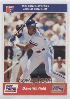 1992 Diet Pepsi Collector's Series - [Base] #30 - Dave Winfield