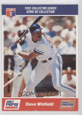 1992 Diet Pepsi Collector's Series - [Base] #30 - Dave Winfield