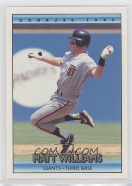 1992 Donruss - [Base] #135 - Matt Williams